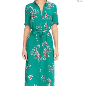 Sezane Lexia midi button down dress